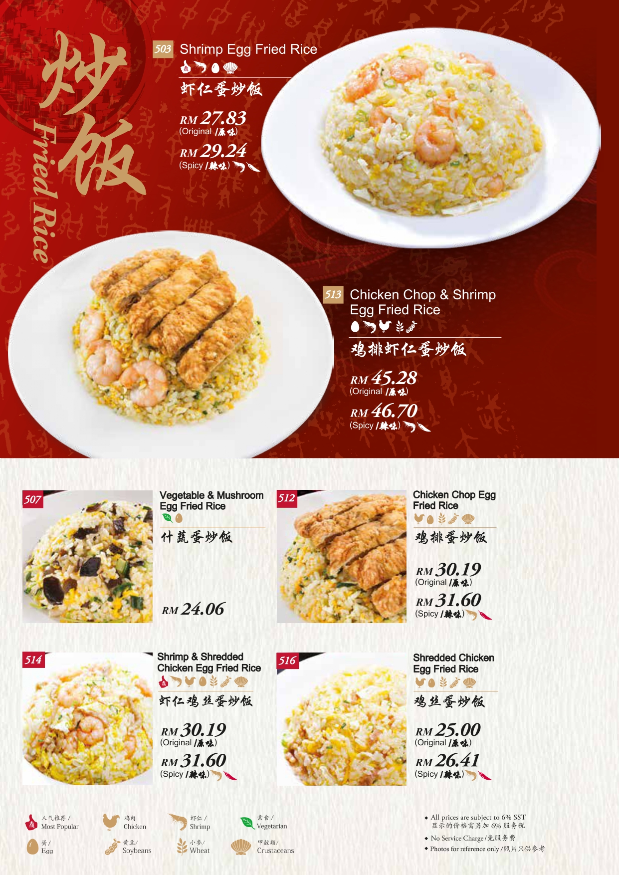 Harga Din Tai Fung Menu