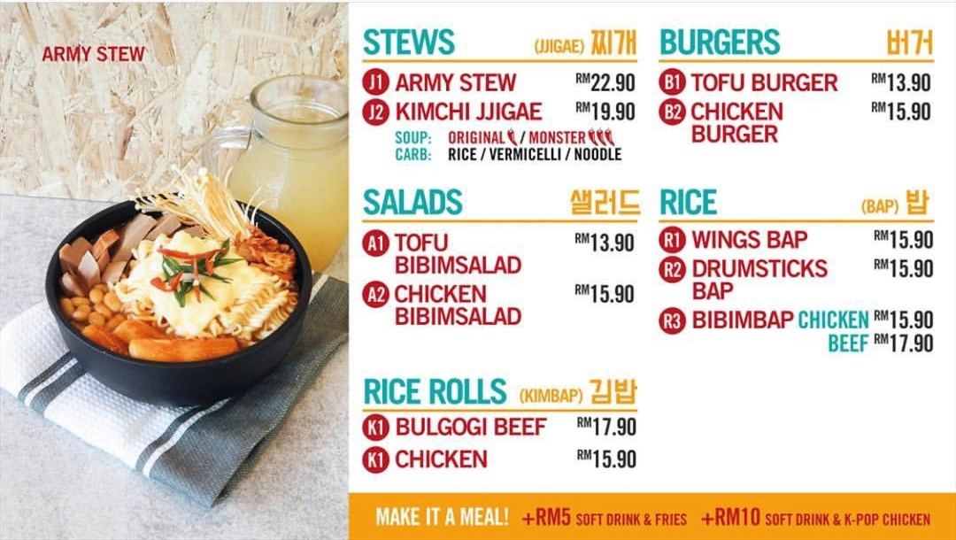 Harga Jinjja Chicken Menu