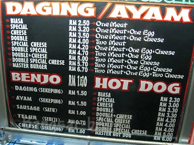 Harga John Burger Menu