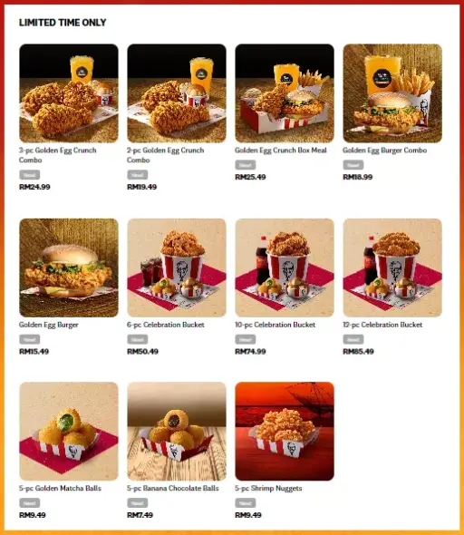 Harga Kfc Menu