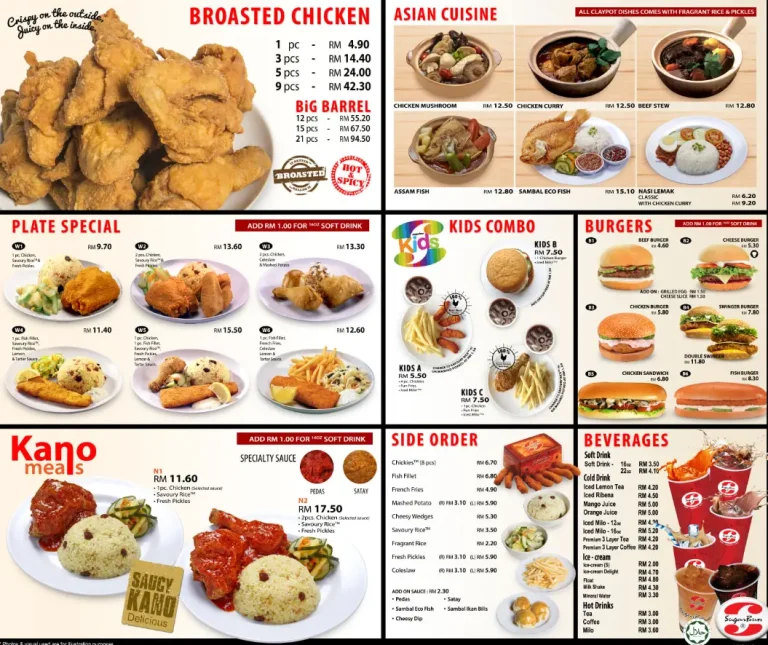 Harga Sugarbun Menu