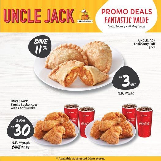 Harga Uncle Jack Menu