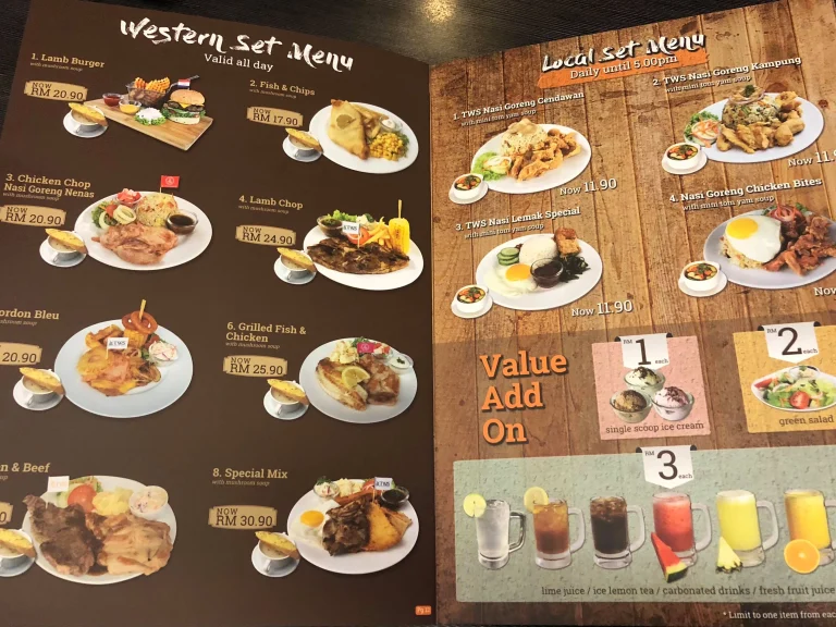 Harga Windmill Menu