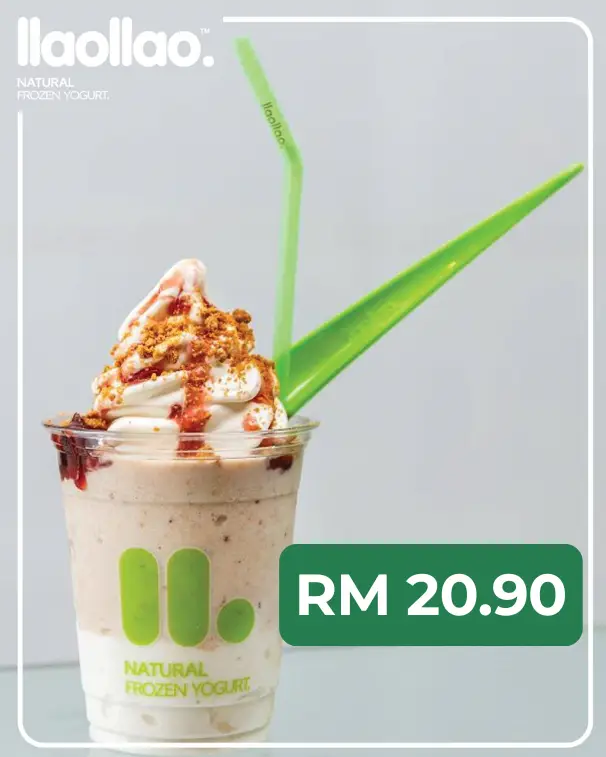 MENU LLAOLLAO DENGAN ITEM KEGEMARAN KAMI