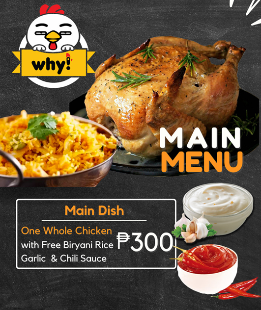 Harga Why Chicken Menu